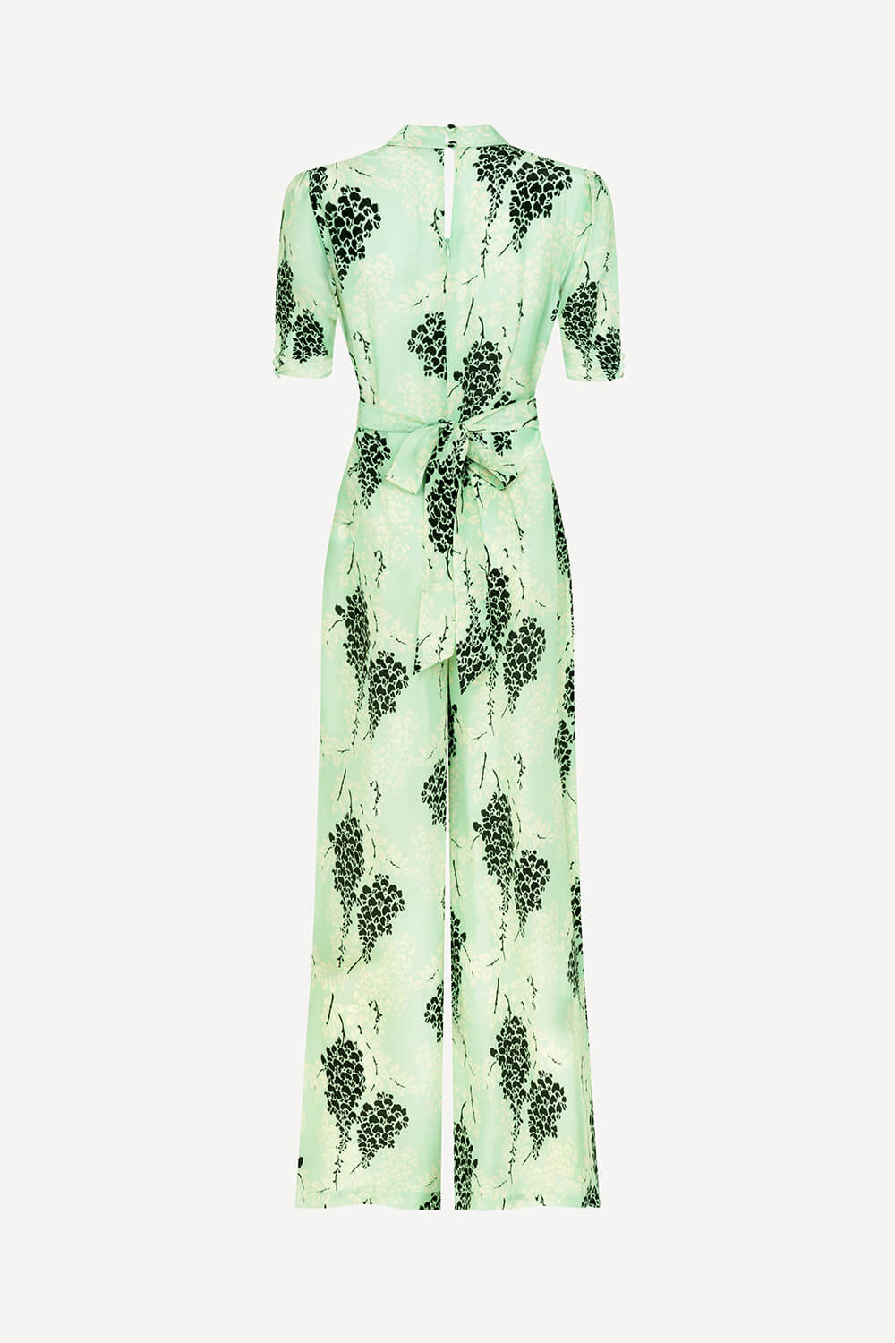 Mabel jumpsuit in aqua Wisteria