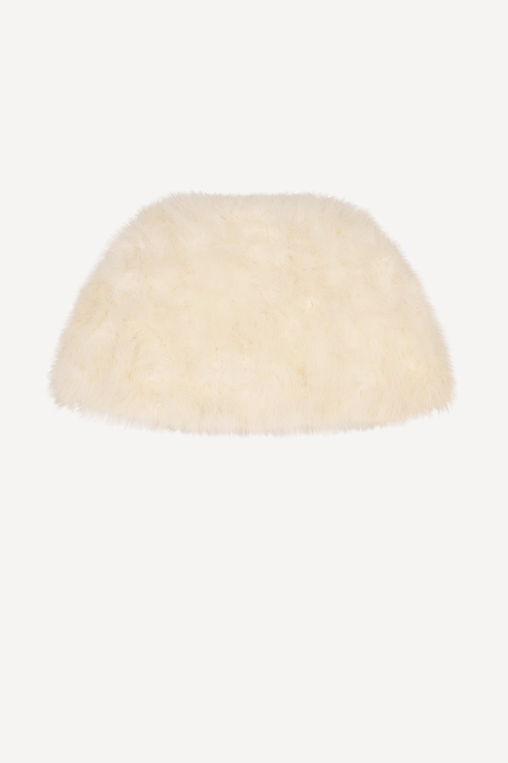 Feather stole in ivory