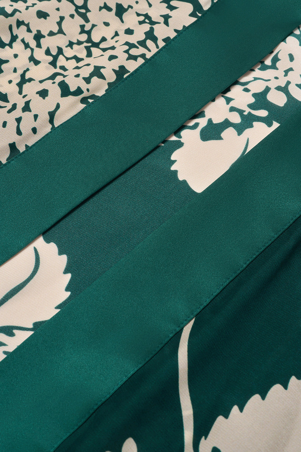Kimono in teal Hydrangea
