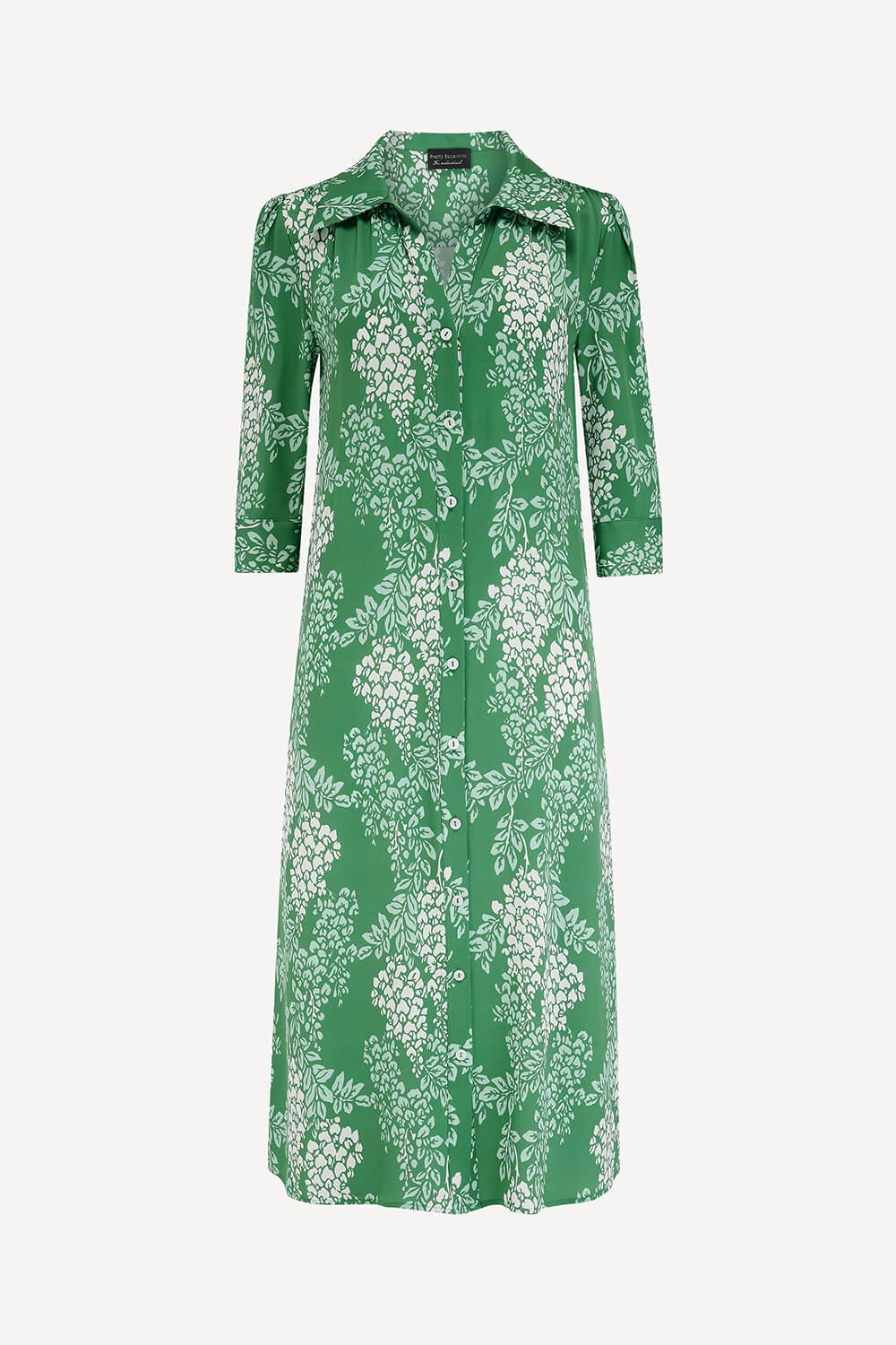 Vera shirt dress in green Wisteria