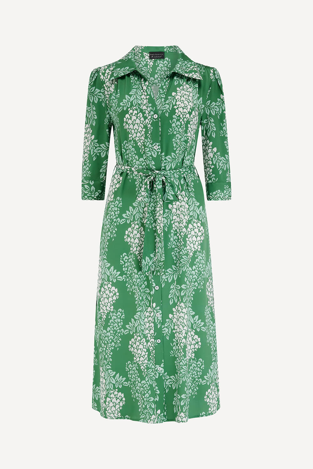 Vera shirt dress in green Wisteria