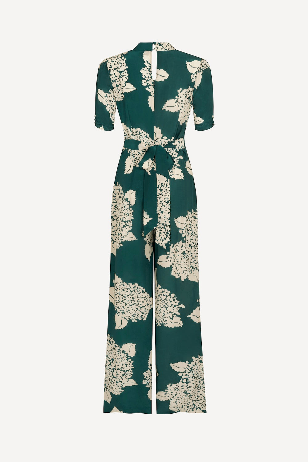 Mabel jumpsuit in teal Hydrangea