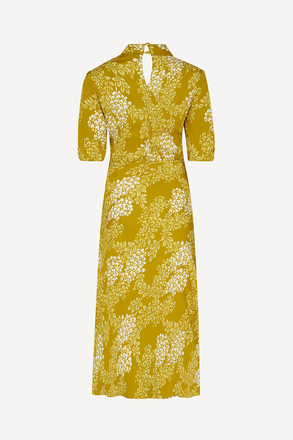 Gold Wisteria print Sadie dress