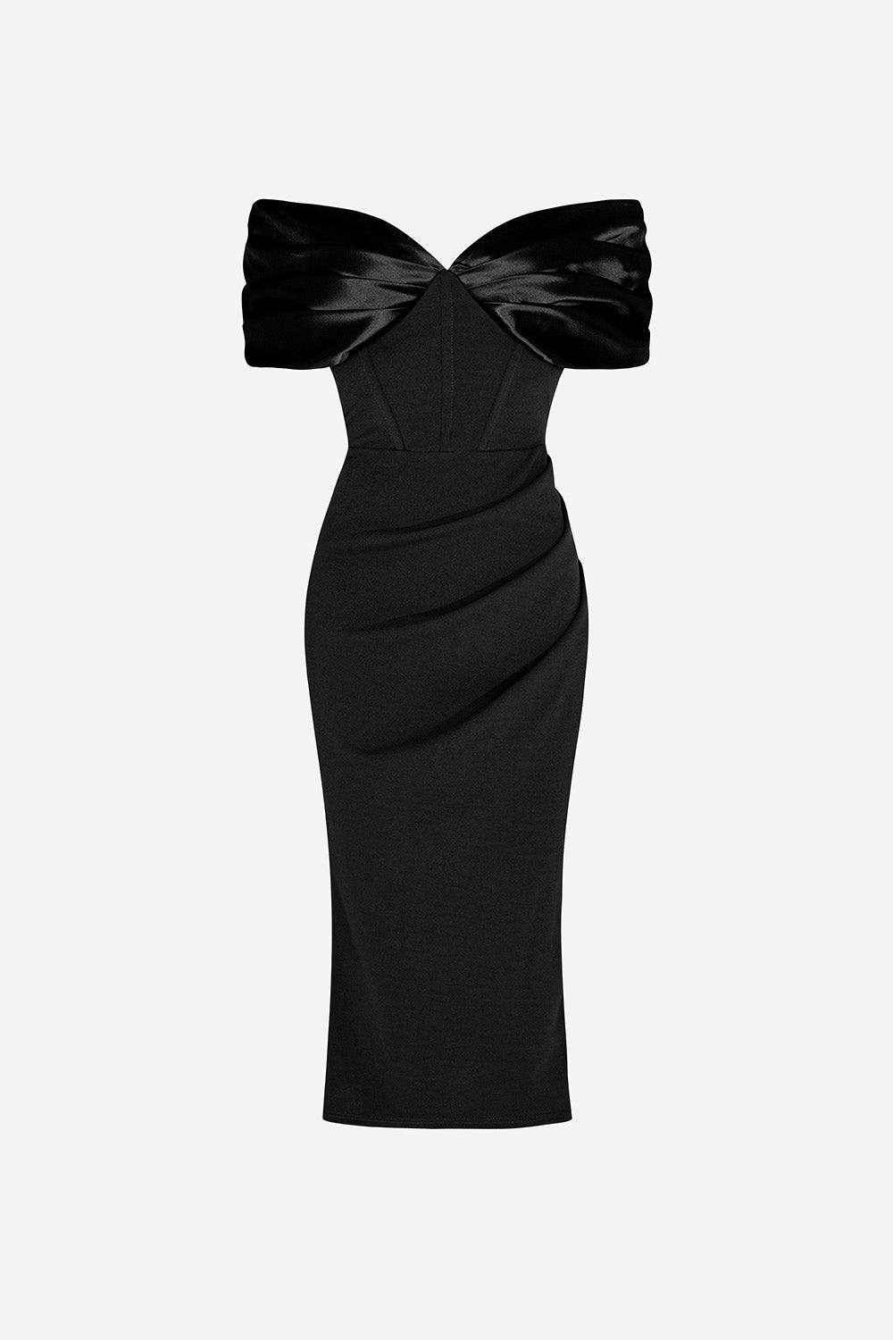 Corset dress in black