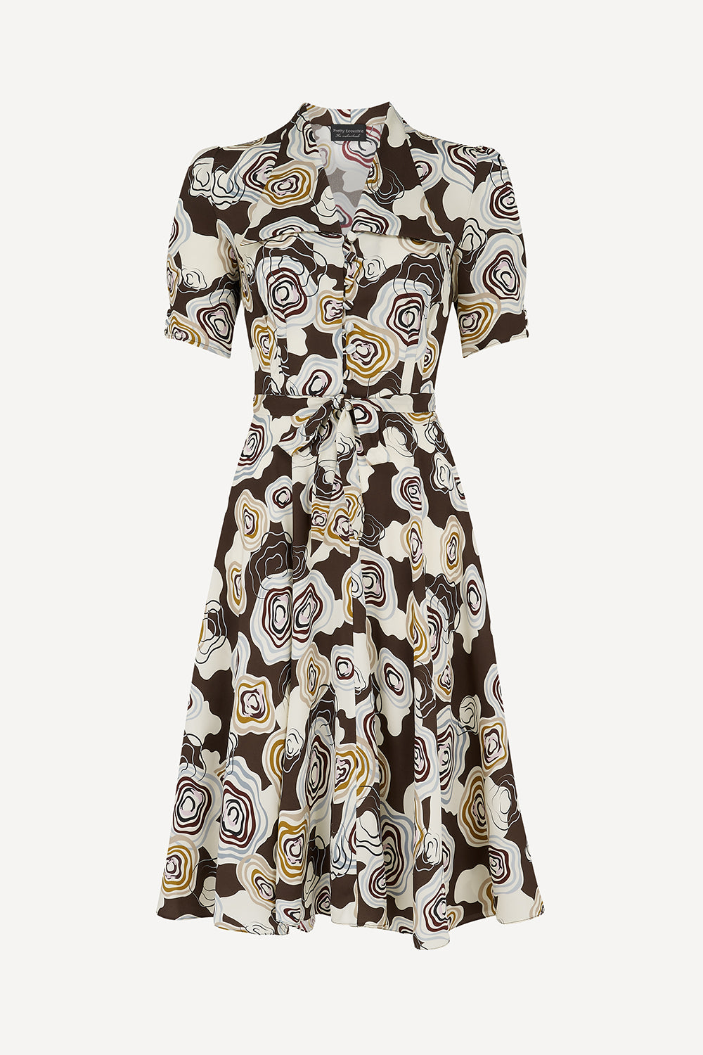 Cloudflower print Iris Dress