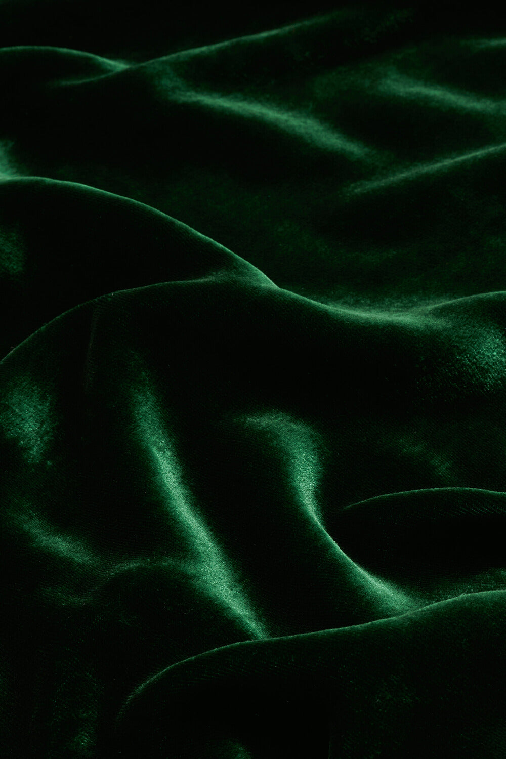 Gina petite fit midi dress in green velvet