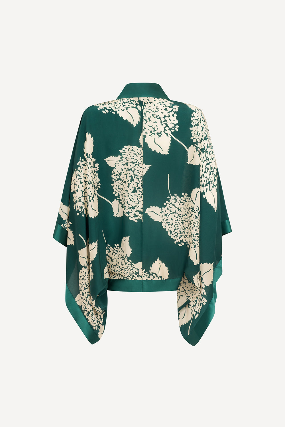 Kimono in teal Hydrangea