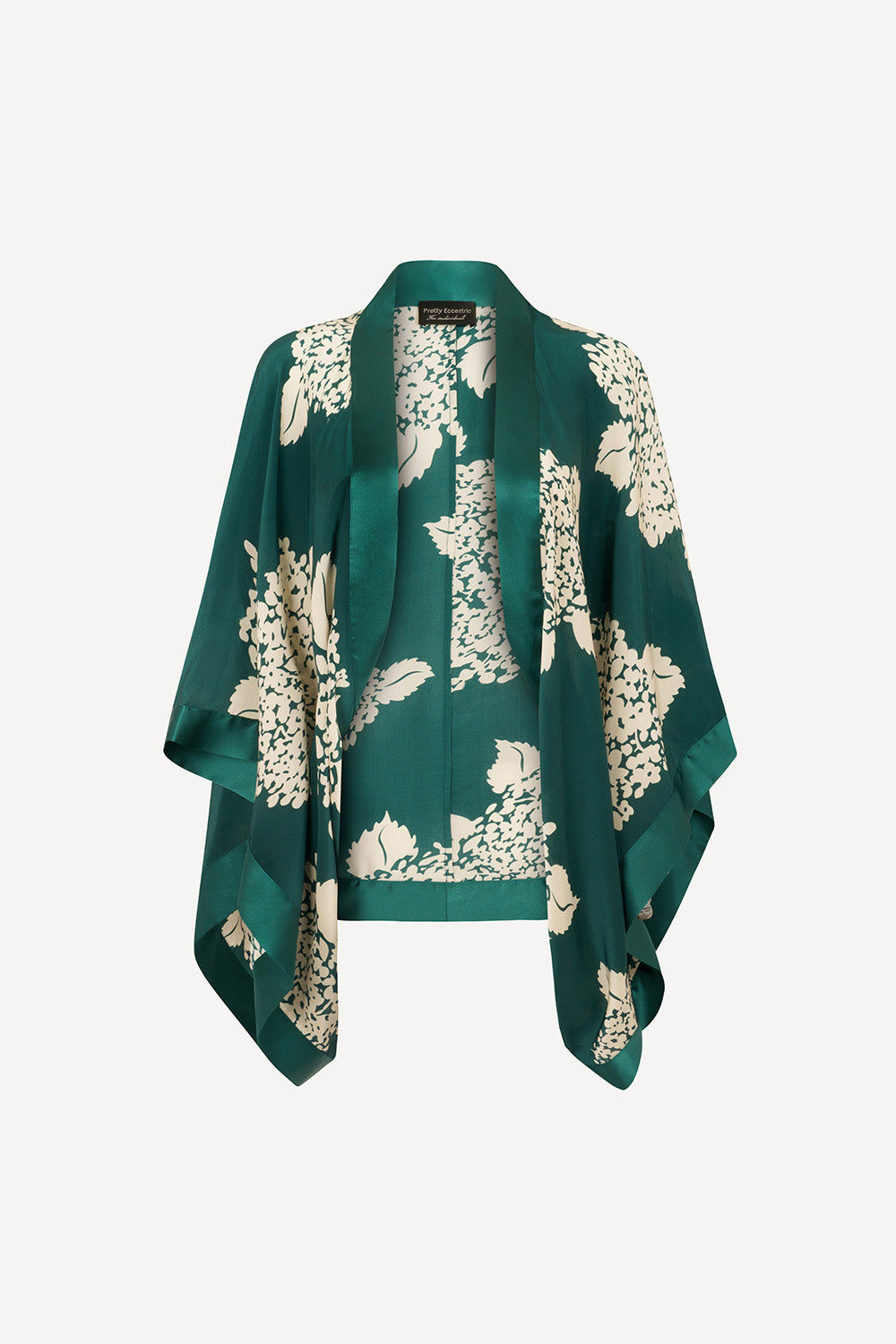 Kimono in teal Hydrangea