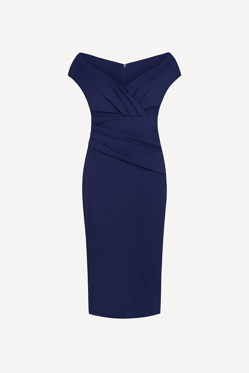 Magic wiggle dress in navy