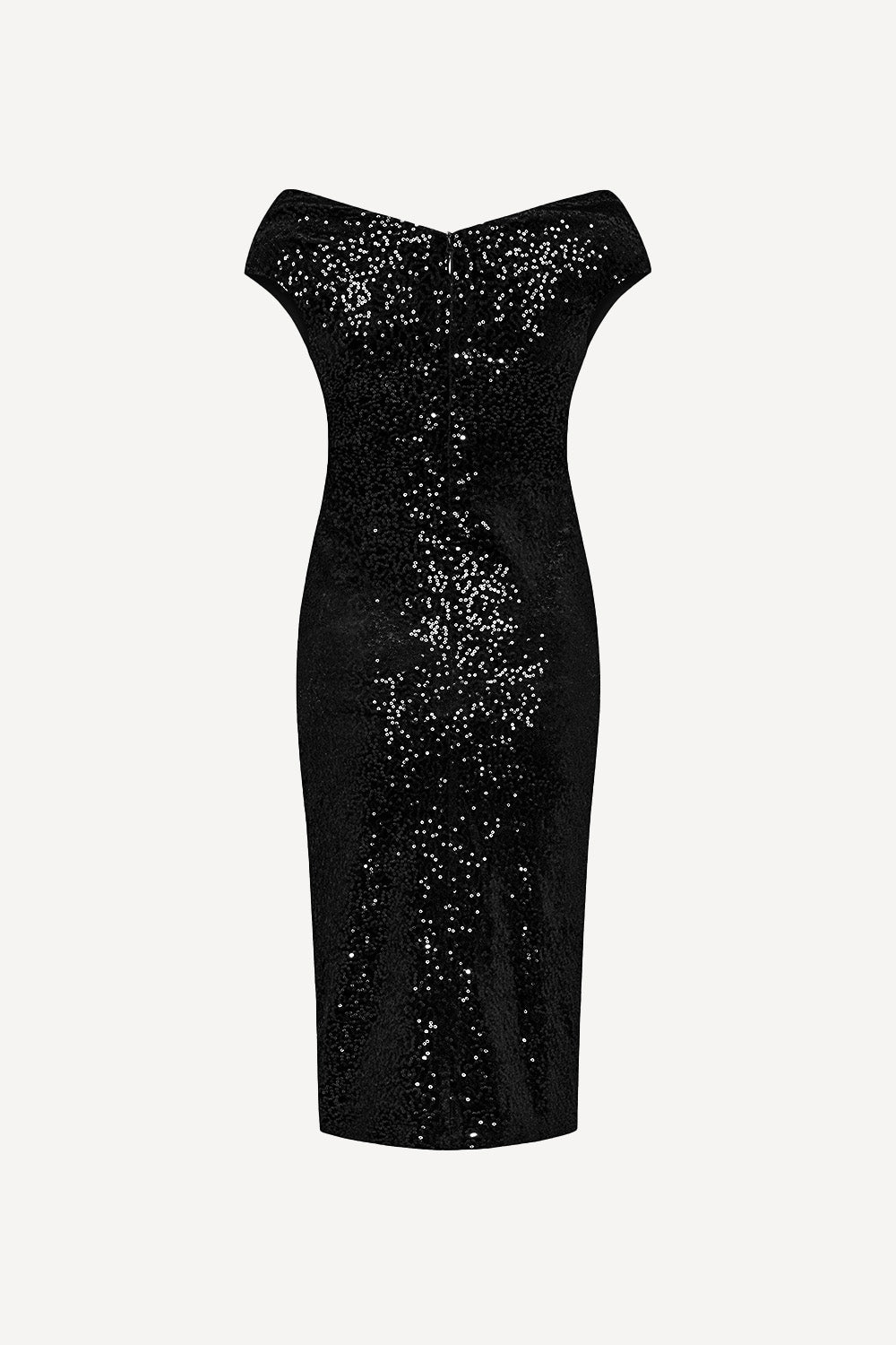 Femme sequin dress in jet