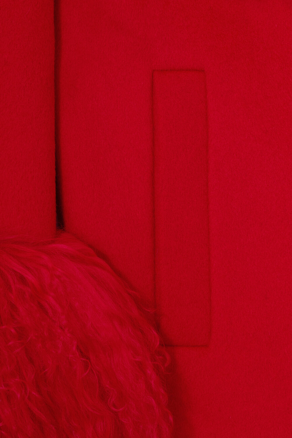 Million dollar baby coat in red