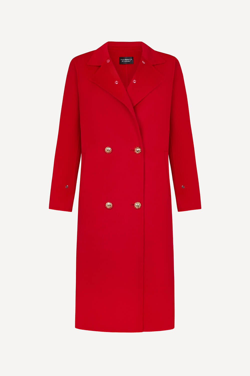 Million dollar baby coat in red