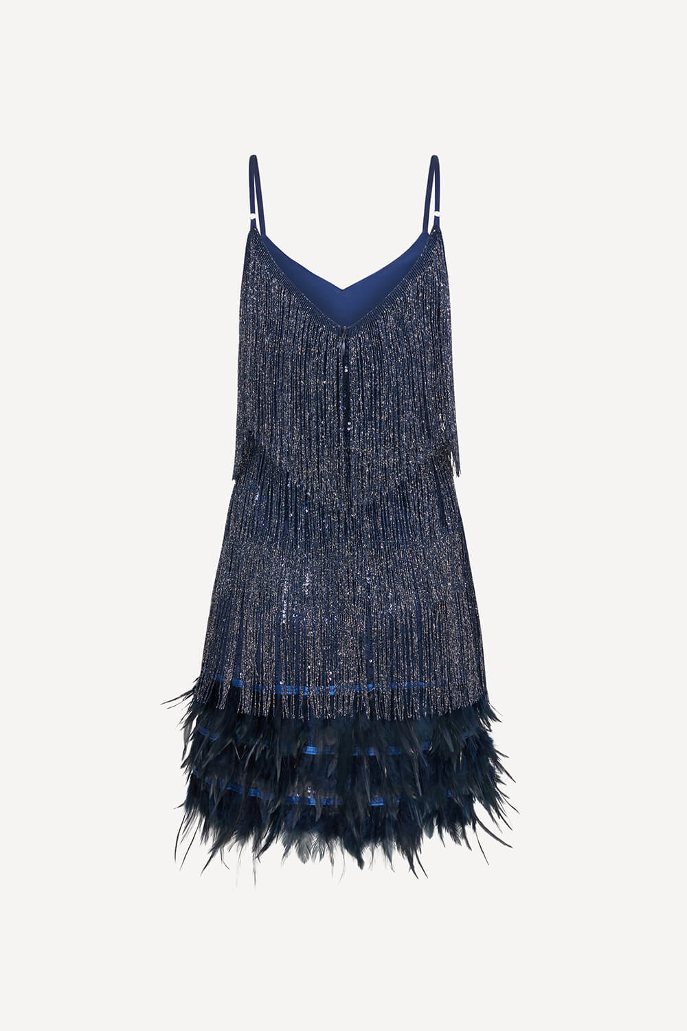 Hundred Watt tassel dress in navy