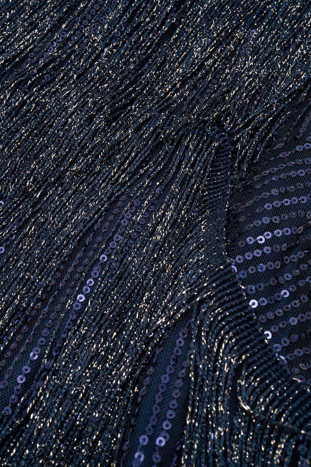 Hundred Watt tassel dress in navy