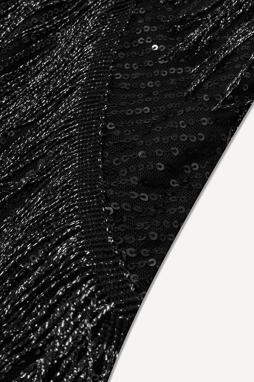 Hundred Watt tassel dress in black